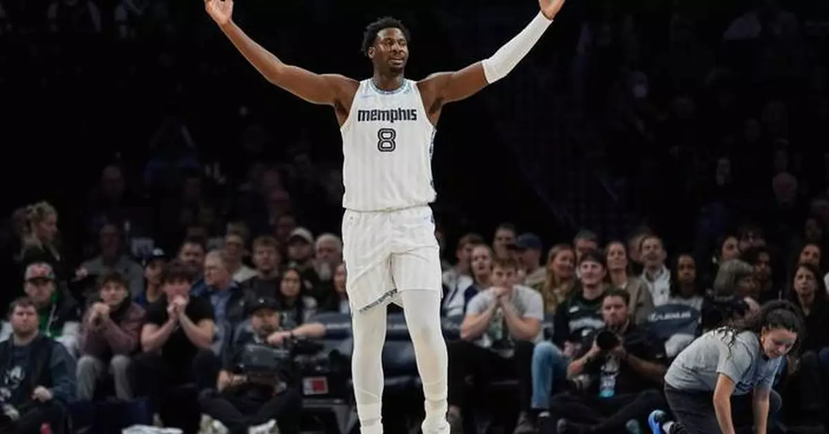 Jackson scores 28 points, Landale hits four 3s as Grizzlies top Timberwolves 116-110