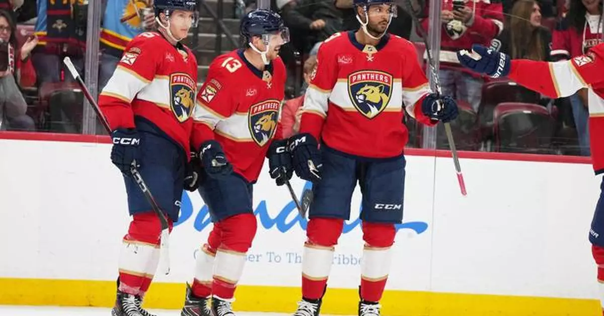 The '6-7' craze has found the Florida Panthers. They celebrated it with a 7-6 win