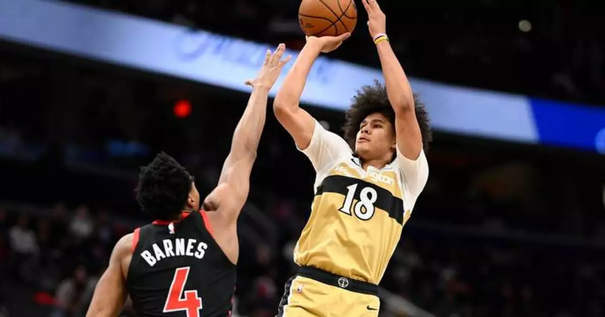 Keyshawn George scores 23 points and Wizards beat struggling Raptors 138-117