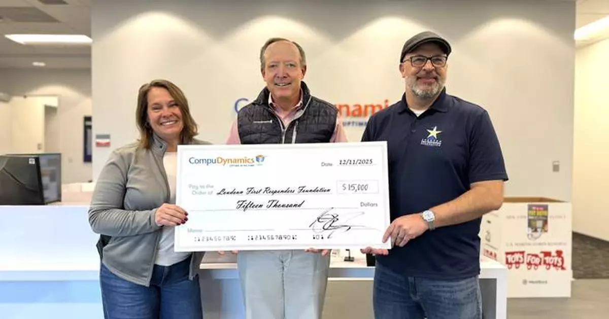 Compu Dynamics Donates $15,000 to Loudoun First Responders Foundation