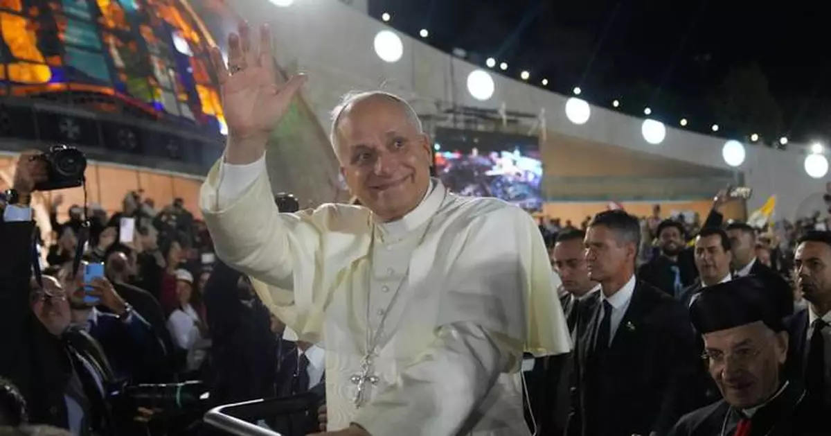 Pope Leo XIV sends message of support to southern Lebanon as he ends 1st foreign trip