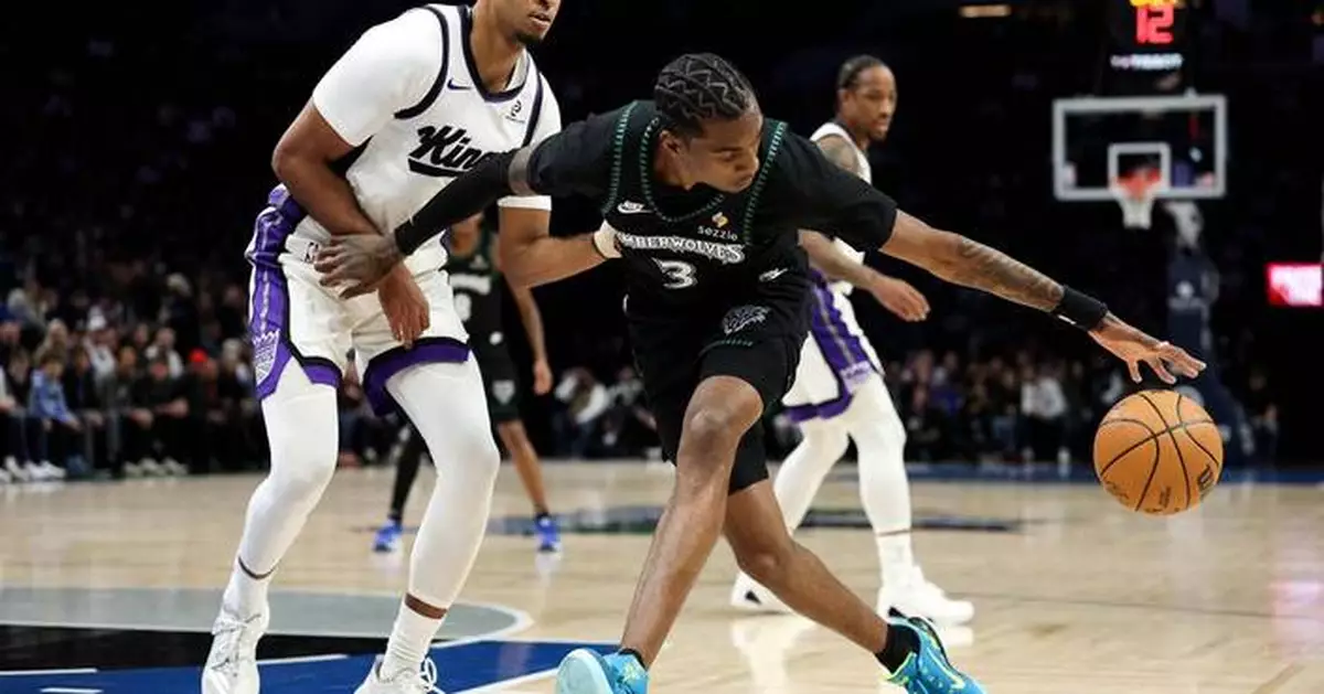 Timberwolves top Kings 117-103 without Edwards behind 24 points from Randle