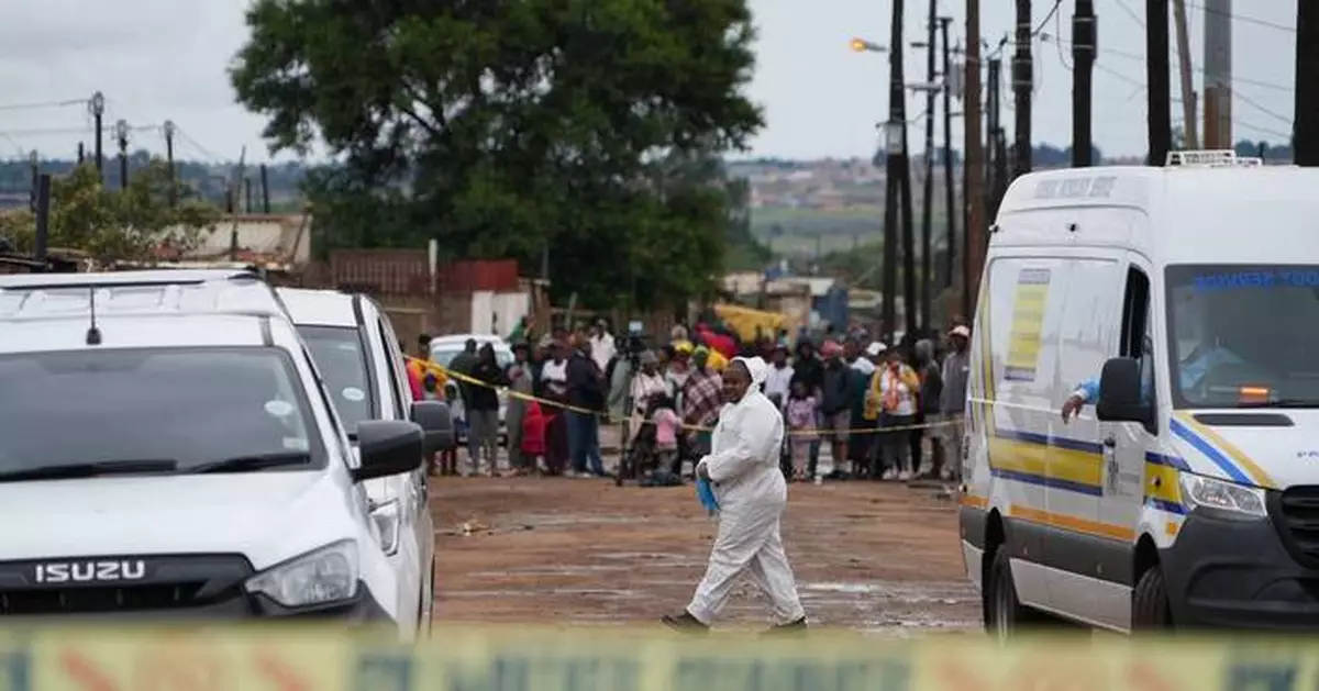 South African police continue arrests after mass shooting at a pub