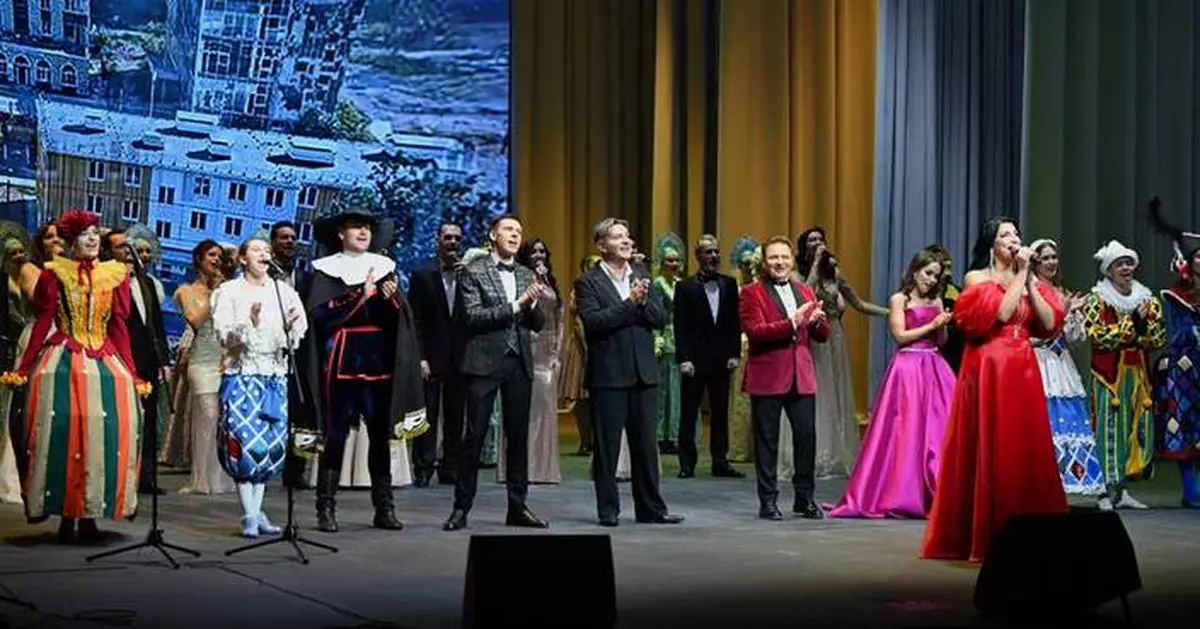 Russia opens rebuilt Mariupol theater more than 3 years after Moscow airstrike killed hundreds there