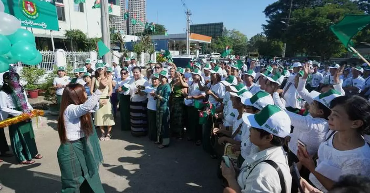 Resistance forces in Myanmar detain a candidate in this month's election, state media report