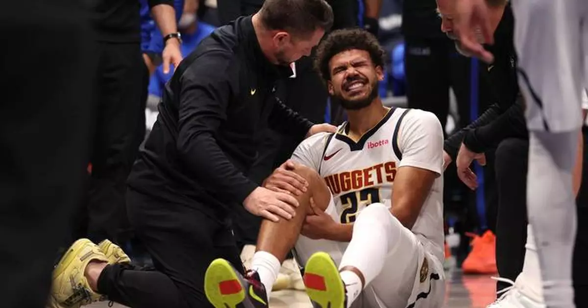 Nuggets forward Cameron Johnson avoids major knee injury but will miss a few games, AP source says