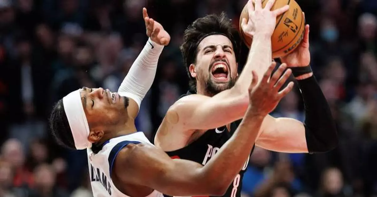 Avdija just shy of triple-double as Trail Blazers hold off Mavericks 125-122