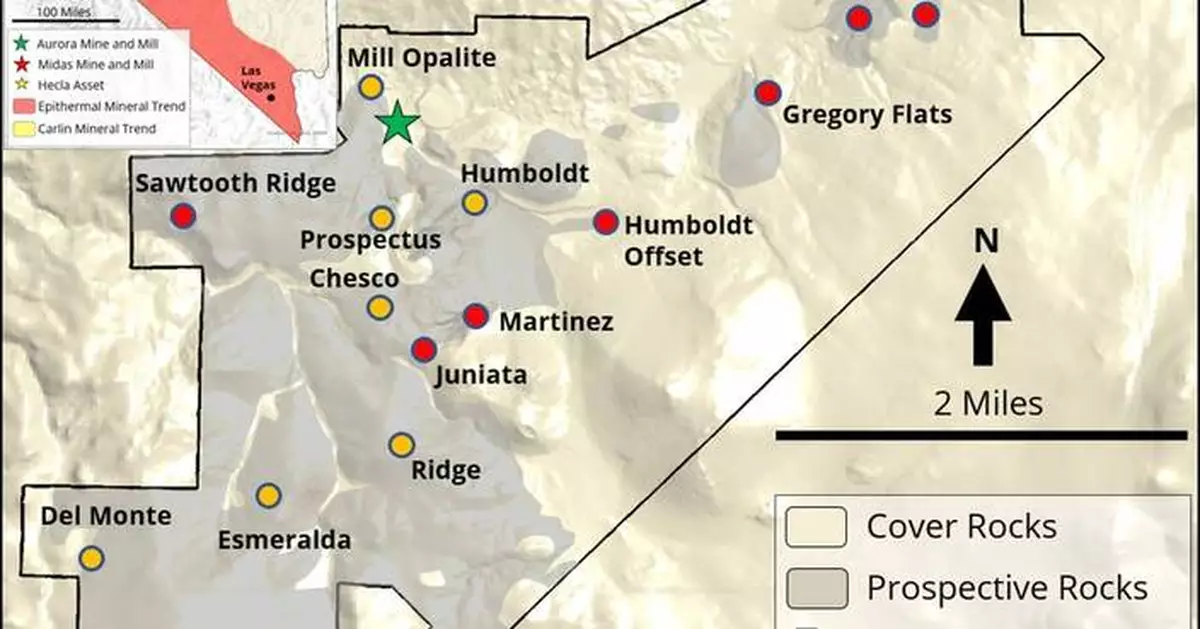Hecla Receives Permit for 2026 Polaris Exploration Program in Nevada’s Historic Aurora Mining District