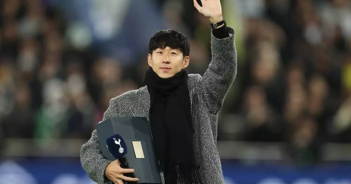 Son says belated goodbye to Tottenham fans after summer move to MLS