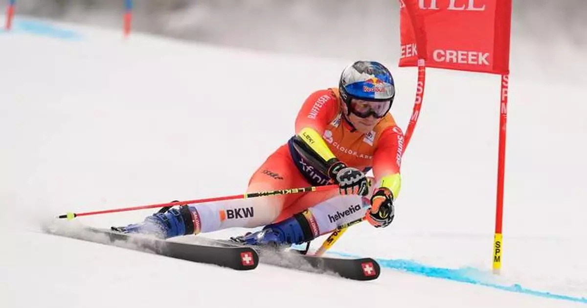 Swiss racer Marco Odermatt takes World Cup giant slalom for his 2nd win at Beaver Creek in 4 days