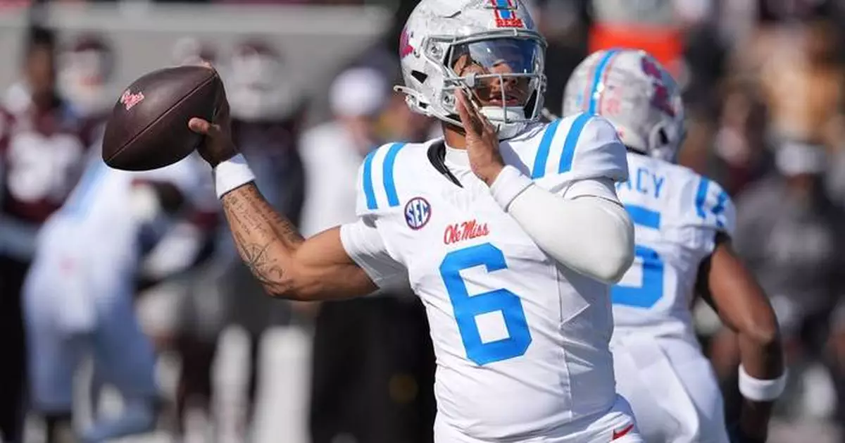 Tulane-Mississippi rematch is set for CFP's first round with winner playing Georgia in Sugar Bowl