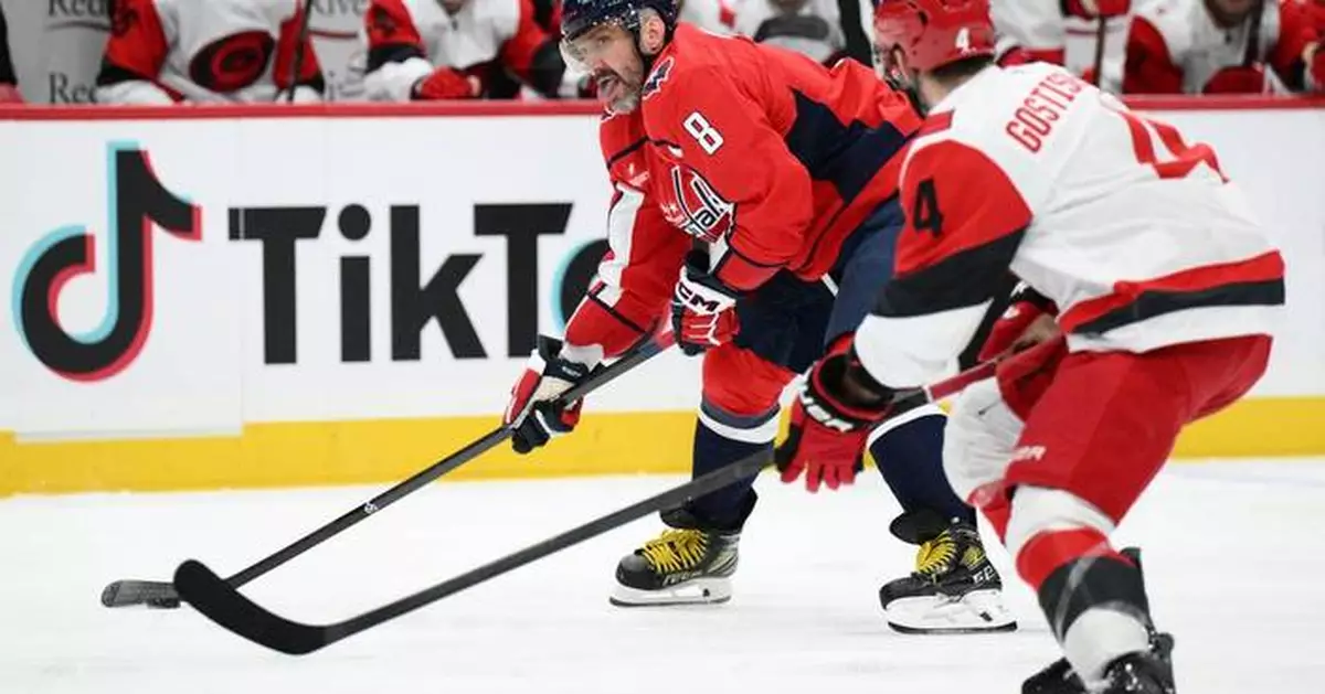 Hurricanes top Capitals 3-2 in SO in a matchup of the top teams in the Eastern Conference standings