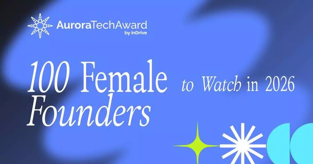Aurora Tech Award Announces Top 100 Female Founders