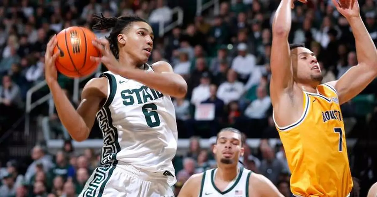 Jaxon Kohler and No. 9 Michigan State roll to a 92-69 win over Toledo