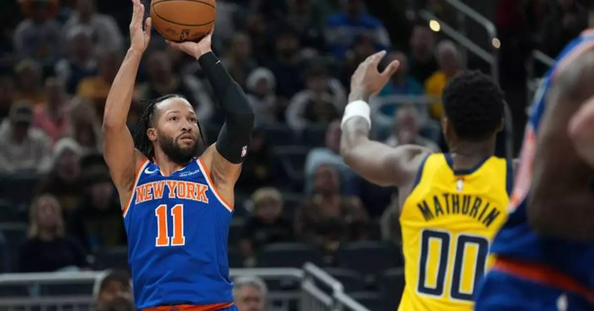 Jalen Brunson's late 3-pointer, OG Anunoby's steal helps short-handed Knicks beat Pacers 114-113