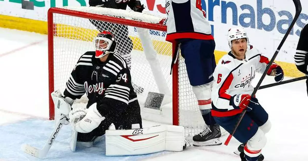 Chychrun scores in overtime to lift Capitals past Devils 4-3