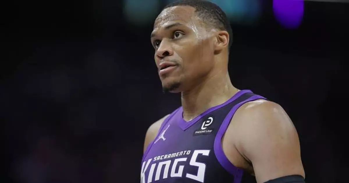 Westbrook passes Magic Johnson for 7th place in career assists as Kings beat Mavericks 113-107