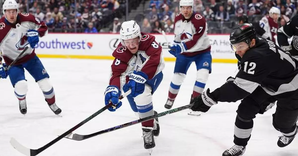 MacKinnon scores 399th career goal as surging Avalanche beat Kings 5-2