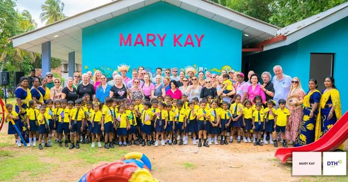 Pink Changing Lives®: Mary Kay Builds 11th Preschool in Sri Lanka, Turning a Dream Into Thousands of New Beginnings
