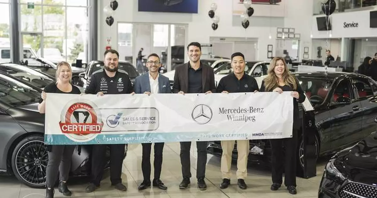 Mercedes-Benz Winnipeg Achieves Milestone as S2SA’s 100th SAFE Work Certified Company