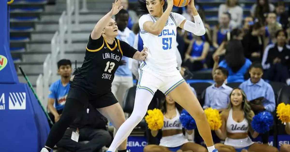 No. 4 UCLA women rout winless Long Beach State 106-44 in largest victory of the season