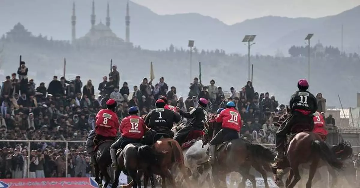 Thousands turn out in Kabul to cheer on Afghanistan's traditional buzkashi equestrian games