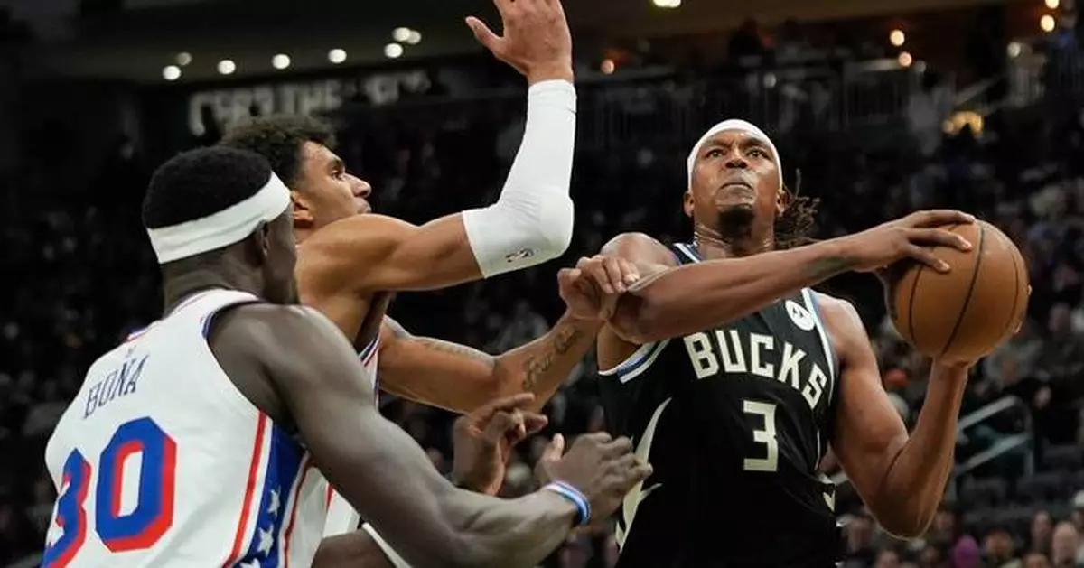Big night from bench players helps 76ers beat Bucks 116-101