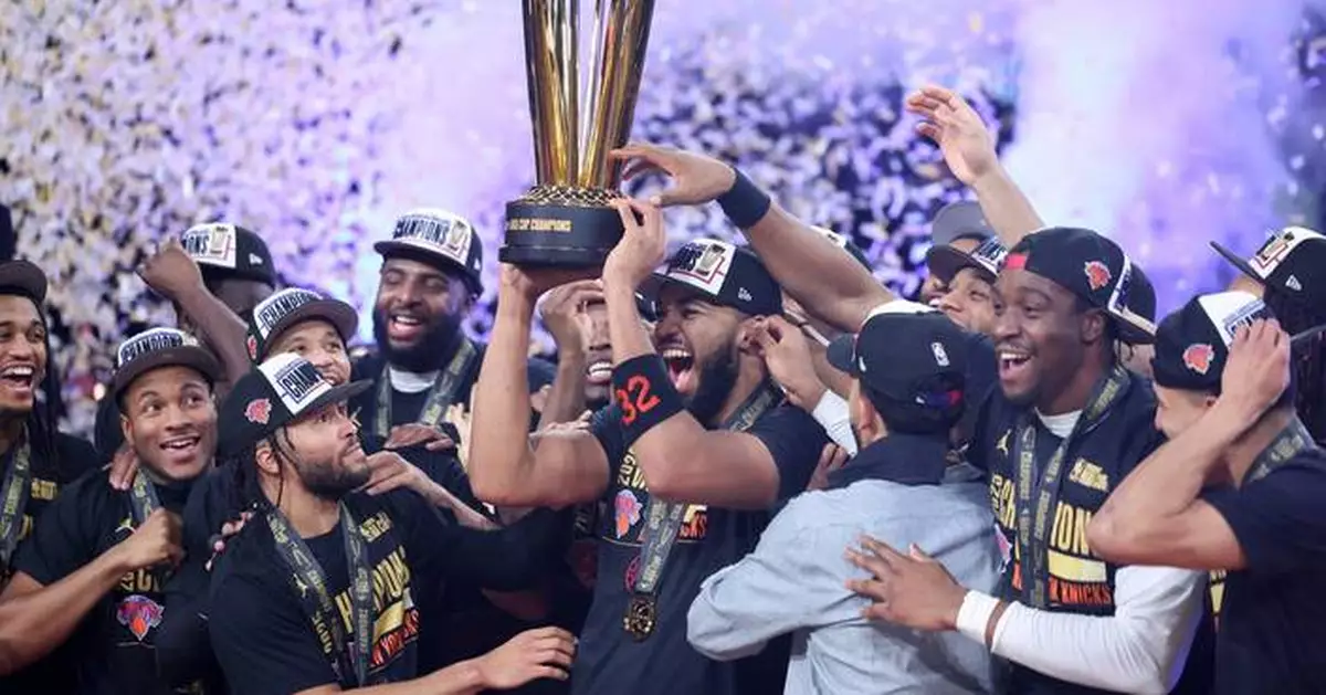 Knicks won't hang an NBA Cup championship banner at Madison Square Garden, AP source says