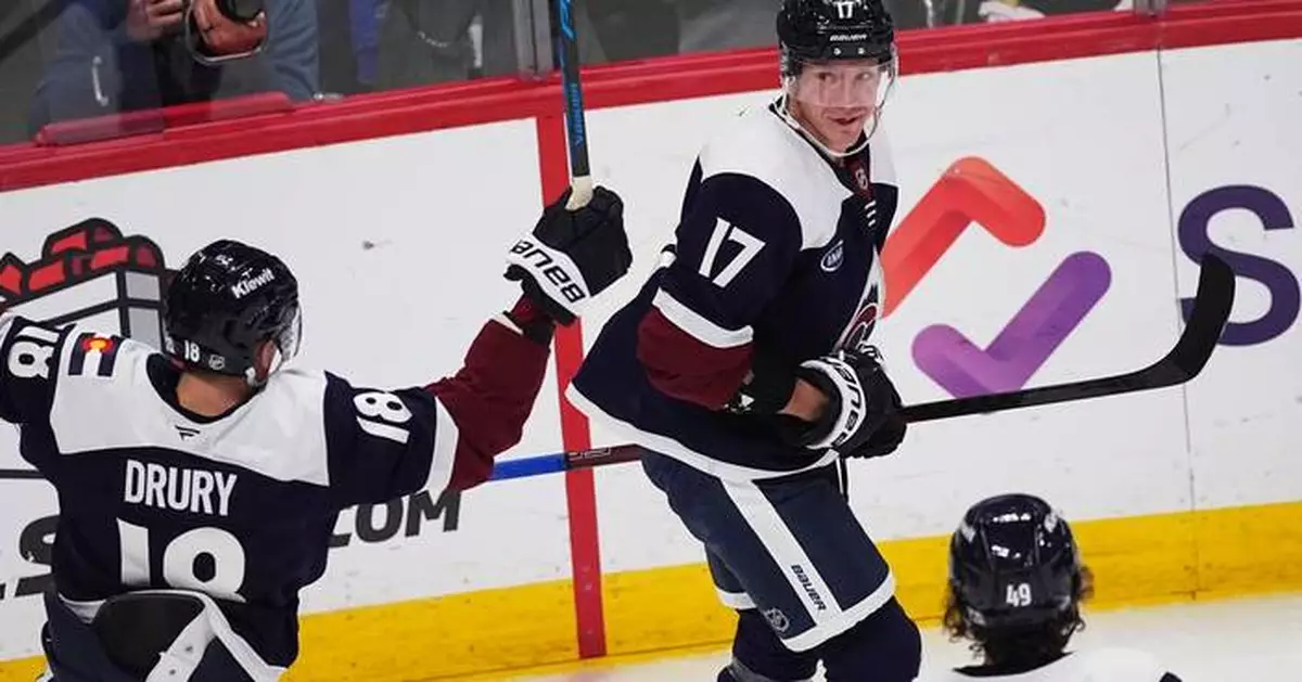 Burns, Necas give Avalanche early lead in 3-2 win over Jets for 12th straight home win
