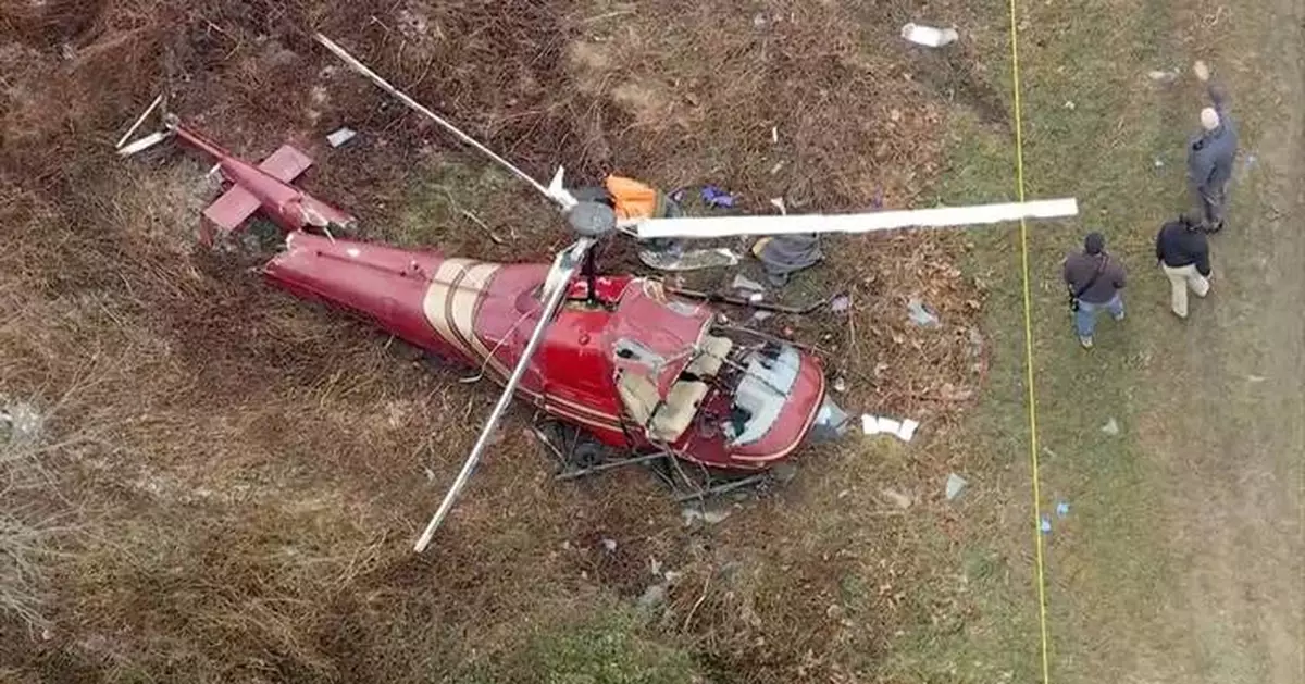 Midair helicopter crash in New Jersey leaves 1 dead and another critically injured