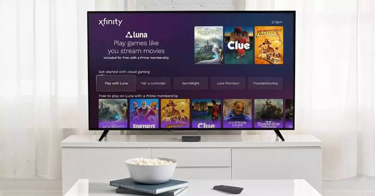 Comcast and Amazon Launch Amazon Luna Cloud Gaming on Xfinity’s Entertainment Devices