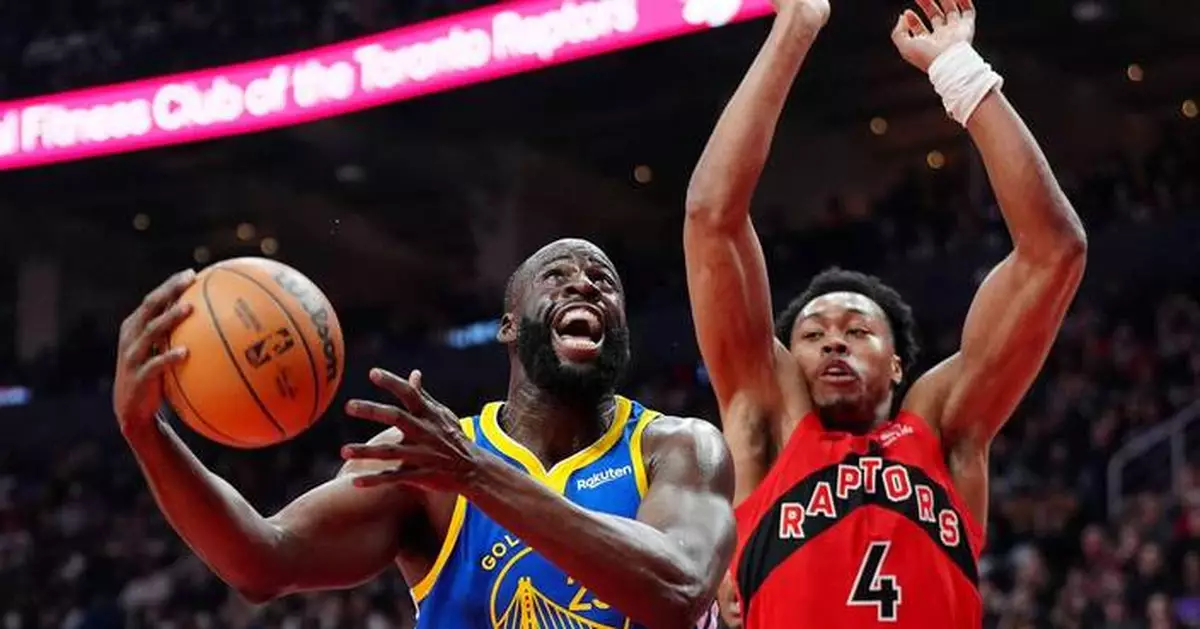 Barnes matches Raptors record with 25 rebounds, has a triple-double in OT victory over the Warriors