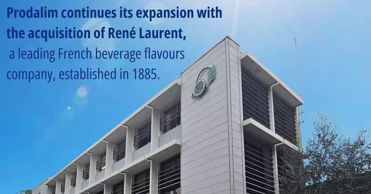 Prodalim Continues Its Accelerated Strategic Transformation With the Acquisition of René Laurent, a Leading Beverage Flavours Company Based in Grasse area, France