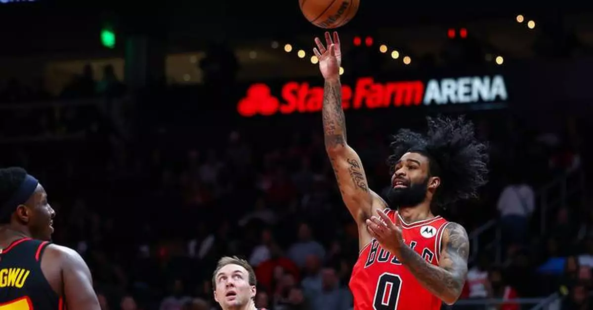 Bulls beat the Hawks 152-150 in the highest-scoring game in the NBA this season