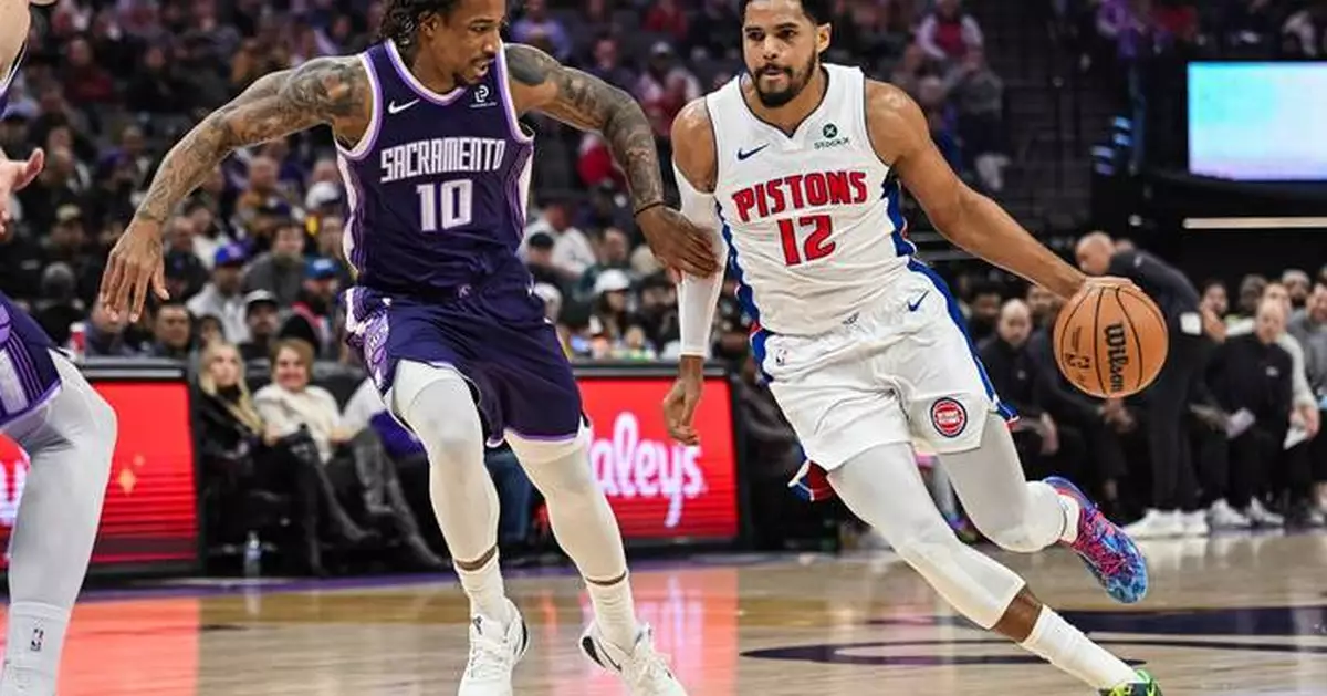 Cunningham, Duren and Harris lead East-best Pistons to 136-127 win over Kings