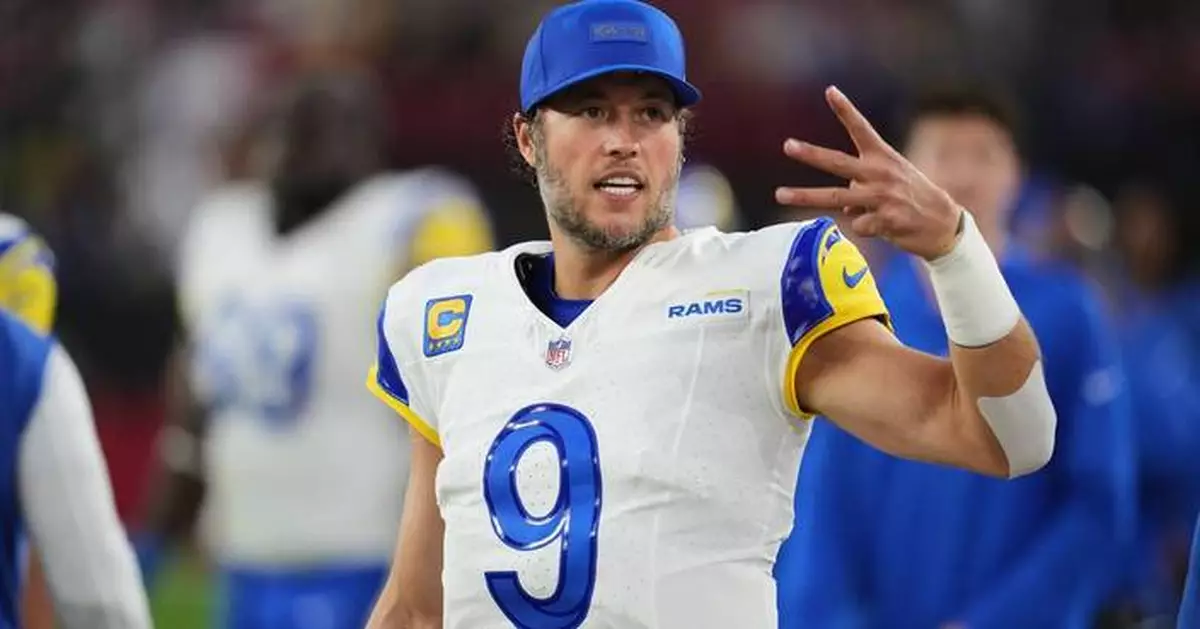 Stafford's Rams host Goff's Lions in another high-stakes meeting nearly 5 years after win-win trade