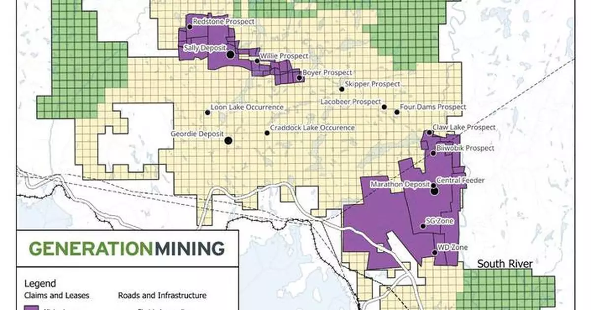 Generation Mining Expands its Land Package at the Marathon District