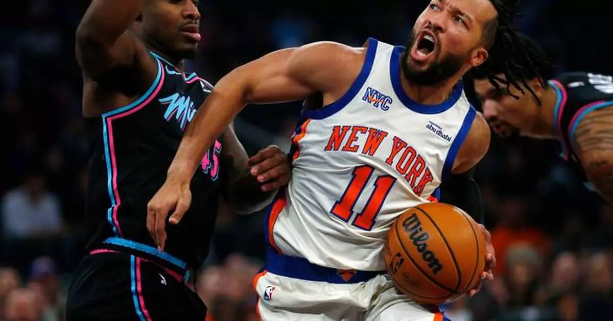 Brunson scores season-high 47 points, Knicks overcome Towns’ quiet night to beat the Heat