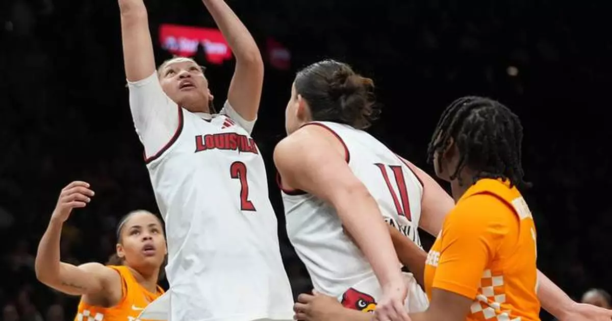 Roberts, Berry lead No. 16 Louisville women to 89-65 win over No. 17 Tennessee at Barclays Center