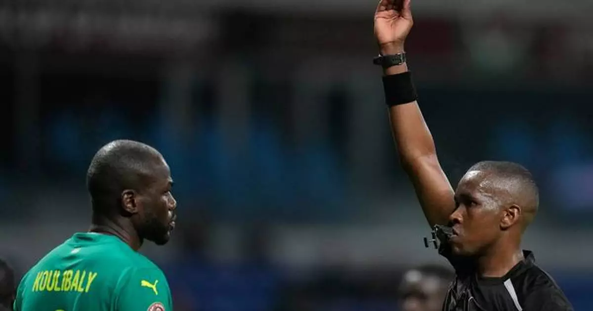 Senegal captain Kalidou Koulibaly sent off in 100th appearance, will miss last 16 game at Africa Cup
