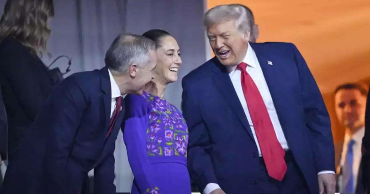 Trump meets Mexican President Sheinbaum in person for the first time at World Cup draw