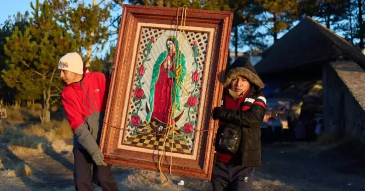 Mexican devotion to the Virgin of Guadalupe blends into national identity