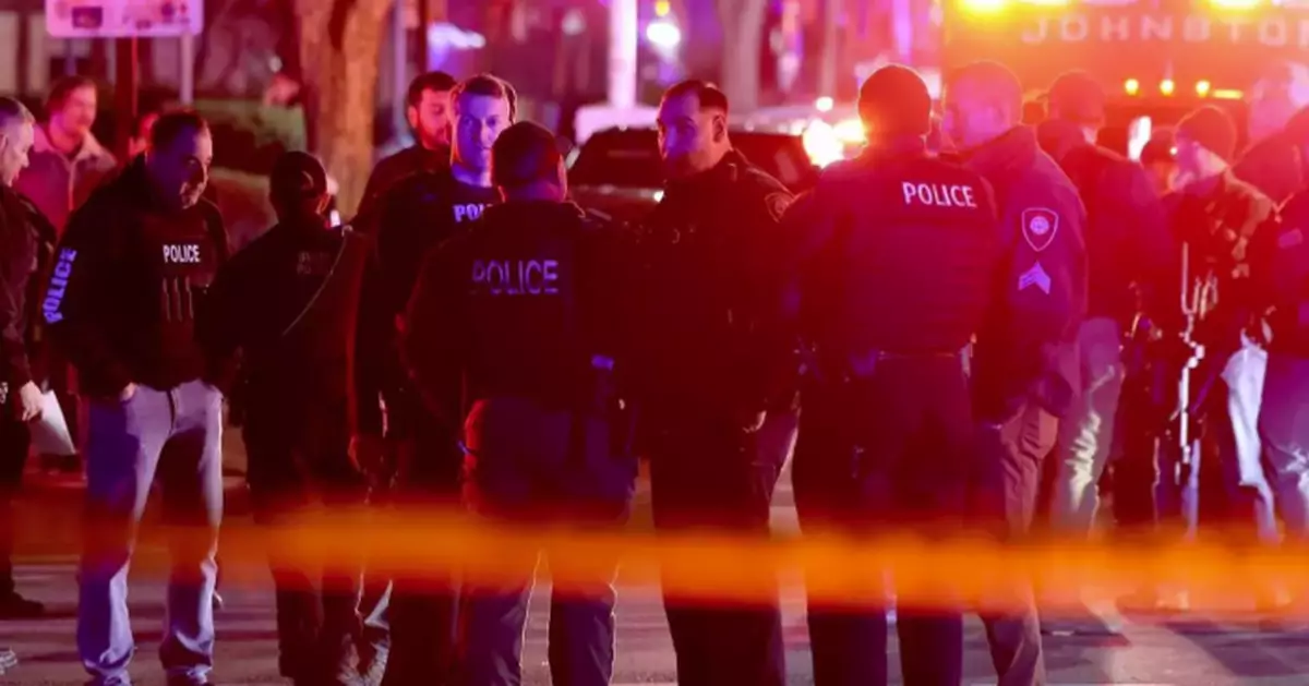 Photos show police investigation of a shooting at Brown University