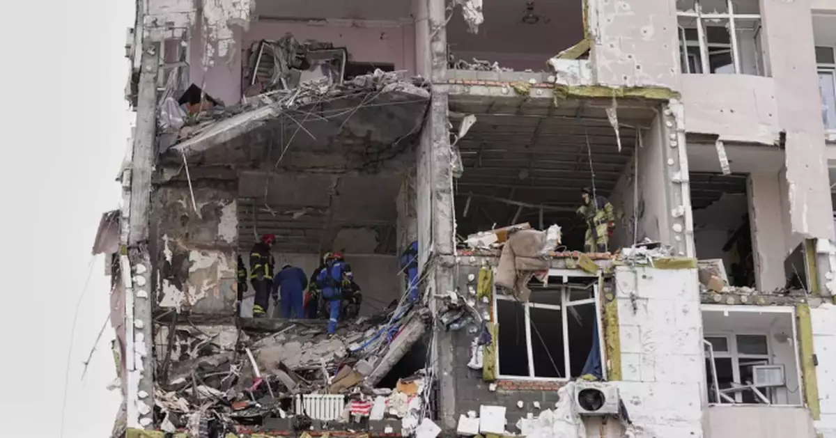 Russia strikes Ukraine's capital and kills at least 1 person a day before Zelenskyy-Trump meeting