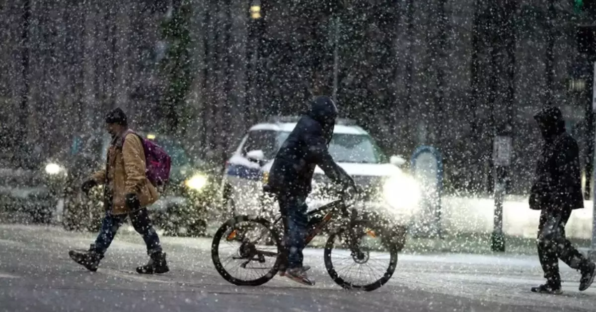 Winter storm sweeps across US with snow, ice and severe weather