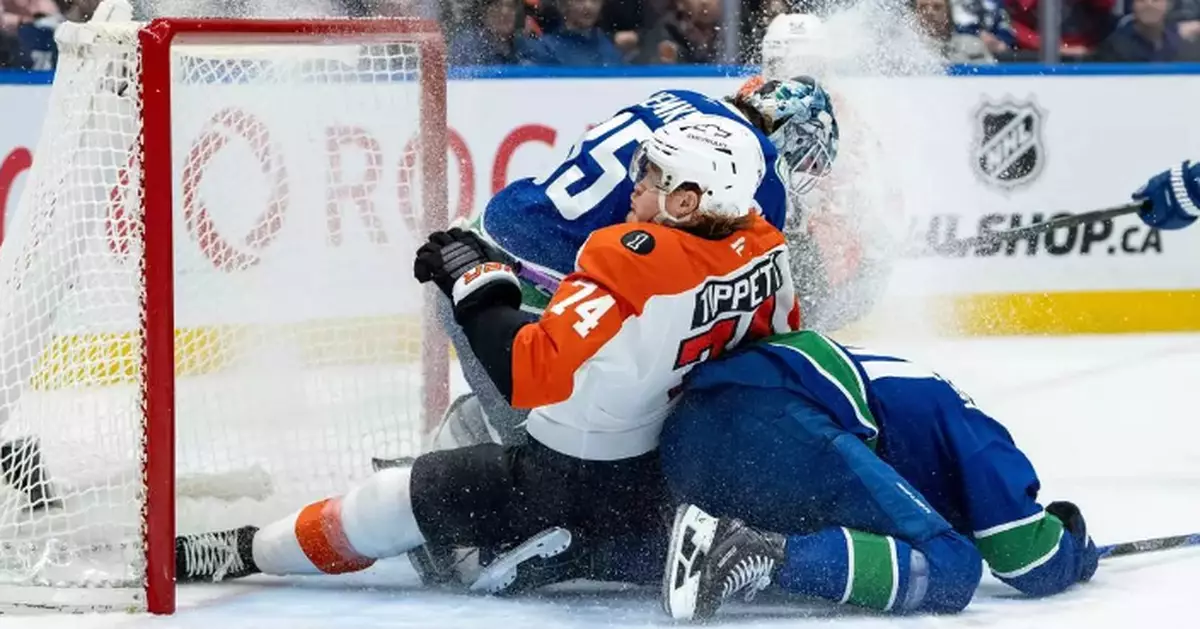 Tocchet coaches Flyers to 6-3 win over Canucks in return to Vancouver
