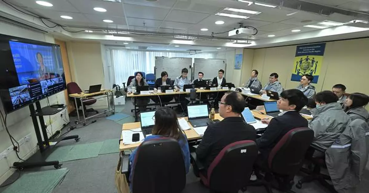 Hong Kong Enhances Emergency Response Through WHO's Annual Exercise Crystal on Public Health Threats