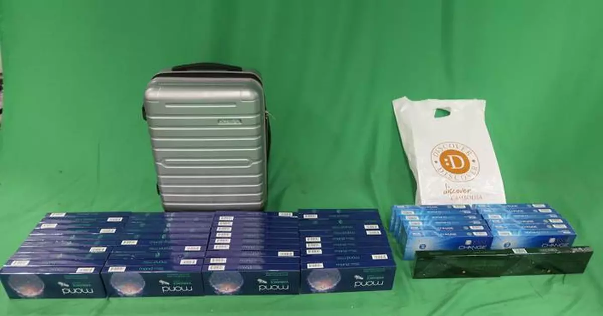 Two passengers sentenced for importing duty-not-paid cigarettes at Hong Kong International Airport.