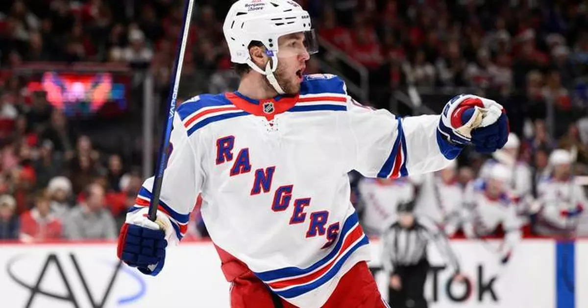 Rangers score 5 goals in the 3rd period to beat the Capitals 7-3 for another road win