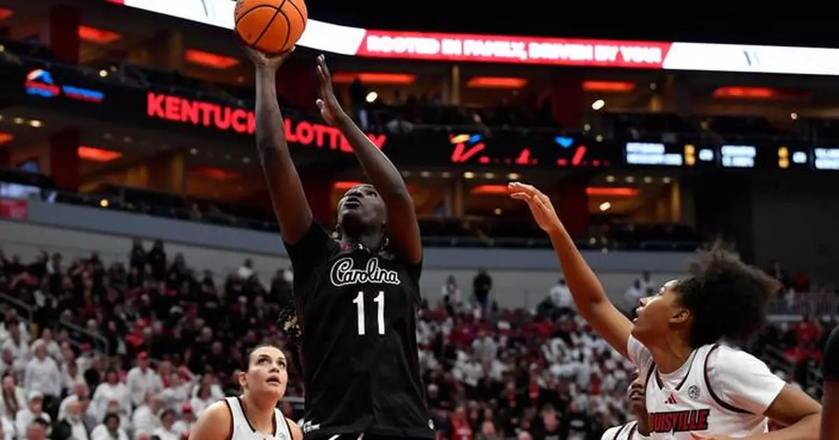 No. 3 South Carolina women outlast No. 22 Louisville 79-77 in ACC/SEC Challenge